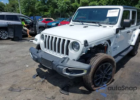 2021 Jeep Wrangler 4Xe Unlimited Sahara 4X4 z USA, uszkodzony, nr VIN 1C4JJXP66MW802866